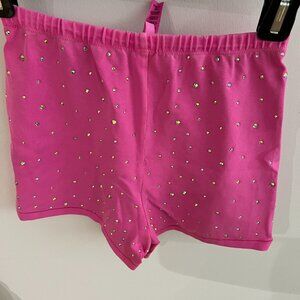 Skims Rhinestone Pink Shorts XS